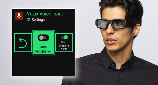 Speech-to-Text Perfection with Voice Input on Vuzix Blade and M400 Smart Glasses